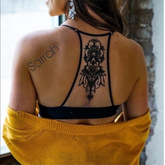 LAST 1 XS/S New Design Back Mesh Racerback Bralette - Picture 10 of 15